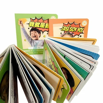 индивидуальный дизайн детских английских комиксов Полноцветная печать детских книг в твердом переплете