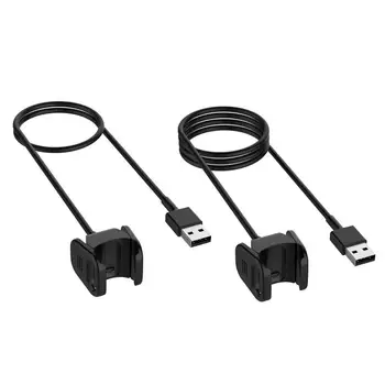 Для зарядного устройства Fitbit Charge 3 USB-кабель для зарядки, зажим для шнура, зарядное устройство, сменное зарядное устройство 55 см 100 см
