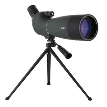 Монокуляр для наблюдения за птицами 25-75x70, охота на открытом воздухе, кемпинг, пеший туризм, однотрубный телескоп со штативом