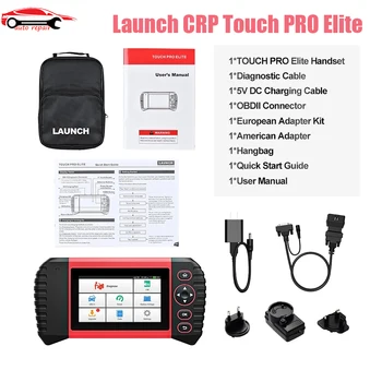 Запустите CRP Touch PRO Elite Инструмент диагностики всех систем Автомобильный сканер Функции службы поддержки Auto Code Reader Automotive