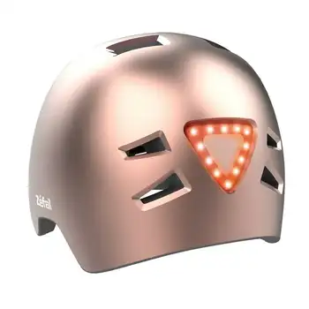Легкий велосипедный шлем для взрослых с золотой подсветкой (возраст 14+, унисекс)