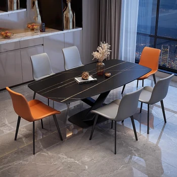 Обеденный стол для кабинета макияжа, Балконный стол в скандинавском стиле, Большой стол для экономии места, роскошный бар, мебель для столовой Tavoli Da Pranzo WJ35XP