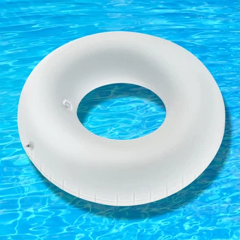Светодиодный светящийся надувной поплавок для бассейна, креативное кольцо для плавания из ПВХ, портативное легкое оборудование для плавания для летней пляжной вечеринки