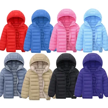 Пуховик для девочек и мальчиков от 3 до 16 лет, осенние пальто, детская одежда, детская пуховая хлопковая верхняя одежда с капюшоном, теплые зимние куртки для мальчиков