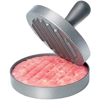 1 набор высококачественных круглых форм для гамбургеров из алюминиевого сплава, пресс для мяса для гамбургеров, говядина для барбекю, пресс для мяса для бургеров, кухонная форма для еды