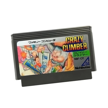 Игровой картридж Crazy Climber для игровой приставки FC на 60 контактов, Видеокарта для видеоигр