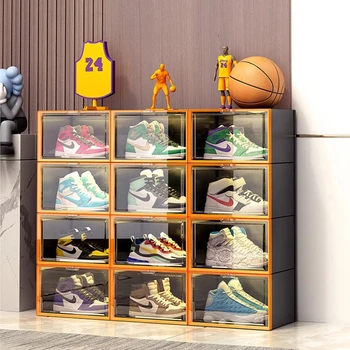 Минималистичный шкаф для хранения обуви, Современная передвижная стойка для обуви в прихожей, экономящая место Самая дешевая мебель для дома Schuhregal XY50SC