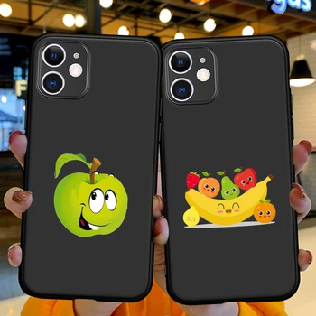 Мультяшный милый забавный фруктовый силиконовый чехол для телефона tpu Чехол для iPhone 14 13 12 Pro Max SE 2020 Plus X XS XR 11 Pro Max Чехол для телефона