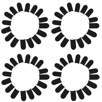18-Контактные Пальчиковые втулки из Углеродного волокна Для мобильных игр PUBG С нажимным экраном, Пальчиковые втулки Черного и желтого цветов (64 шт.)