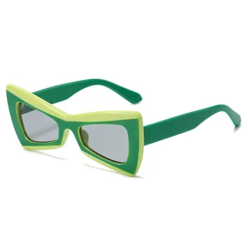2023 Новые Модные Сексуальные Солнцезащитные очки с фиолетовой бабочкой Для женщин Винтажного цвета Солнцезащитные очки для улицы Женские оттенки Gafas Oculos De Sol