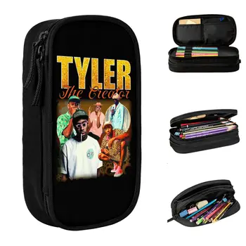 Пеналы для рэперов Tyler The-C-reator, чехол для карандашей в стиле рэп, ручка для студентов, большая сумка для хранения, школьные принадлежности, подарки, канцелярские принадлежности