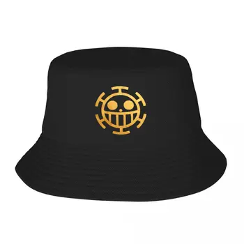 Новая Трафальгарская шляпа D. Water law Gold Bucket Hat Аниме шляпа летние шляпы Хип-хоп Мужские шляпы женские
