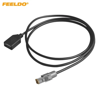 FEELDO Авто 4Pin Большой экран Чейнджер USB кабель для моделей Toyota Аудио радио USB штекер адаптер проводки