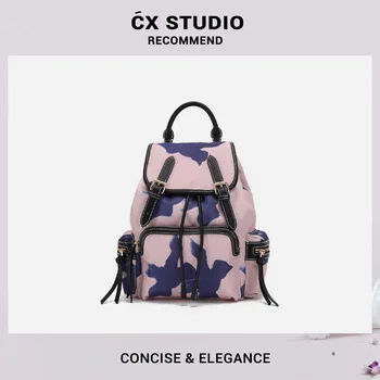 Женская сумка 2023, новый оксфордский рюкзак с завязками в корейском стиле, большая вместительная дорожная сумка с граффити, рюкзак в наличии