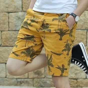 2023 Новые Летние Мужские камуфляжные Летние шорты в пять четвертей Повседневные Пляжные брюки Брюки Корейская версия эластичного тренда