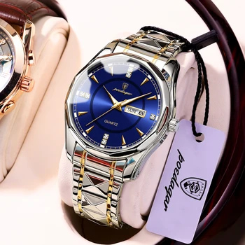 Часы швейцарского бренда Sdotter, роскошные Мужские часы Quazt, водонепроницаемые Мужские наручные часы со светящейся датой, Модные Спортивные Мужские Часы в подарочной коробке