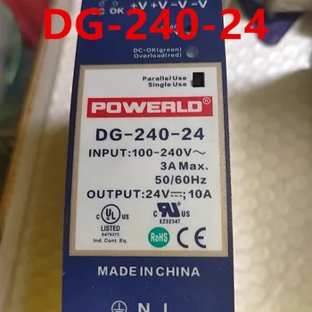 Оригинальный Почти Новый Импульсный источник питания POWERLD 24V10A Импульсный адаптер питания DG-240-24