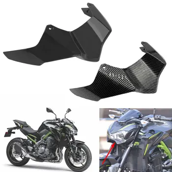 Для Kawasaki Z 900 2017-2019, обтекатель фары мотоцикла, передний нижний клюв, носовой конус, Удлинитель крышки капота, Аэродинамические крылышки