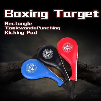 Боксерские Накладки для Тхэквондо Kick Pad Karate Punch MMA PU Детские Тренировочные Накладки Для взрослых Boxer Double Boxing Sponge Kick Pad G6V2