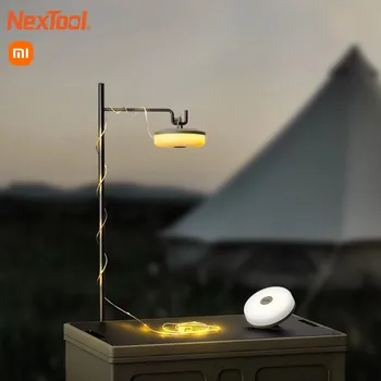 Xiaomi NexTool Camping Lamp Atmosphere длиной 10 м IPX4, водонепроницаемый, пригодный для вторичной переработки Световой пояс, 1800 мАч, Уличный светильник для украшения сада.