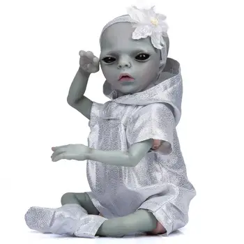 Куклы-инопланетяне Силиконовые Виниловые куклы для всего тела Игрушка-Инопланетная кукла Реалистичная Ручная роспись Куклы-Куклы в позе 14