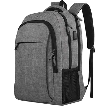Дорожный ноутбук Школьный рюкзак Сумка USB порт для зарядки Водонепроницаемый Ноутбук Противоугонный школьный рюкзак Мужская Женская деловая сумка-рюкзак