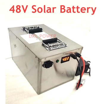 Литиевая солнечная батарея DKL 48V 100Ah 200Ah, используемая ночью, BMS для солнечной панели мощностью 10 кВт, инвертор + зарядное устройство