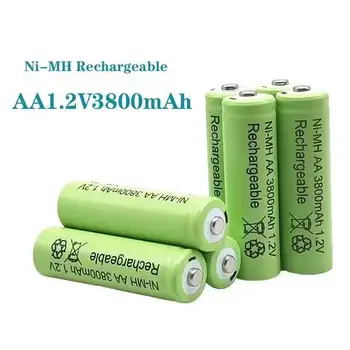 Батарея AA 1.2 В Ni-MH аккумуляторная батарея для игрушечного пульта дистанционного управления Аккумуляторные батареи AA 1.2 В 3800 мАч + бесплатная доставка