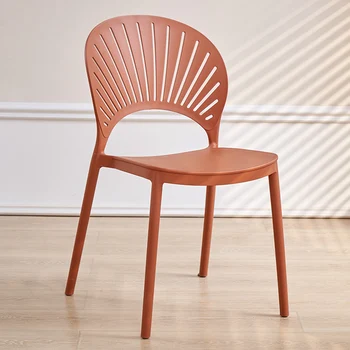 Современные стулья для гостиной Пластиковые Дизайнерские стулья для столовой Для отдельных взрослых Sillas Plegables Мебель для комнаты MQ50KT