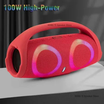 100 Вт Высокомощный беспроводной настольный RGB-световой эффект, поддержка звука для воспроизведения с помощью Bluetooth / AUX / TF-карты / USB / динамиков TWS Bluetooth