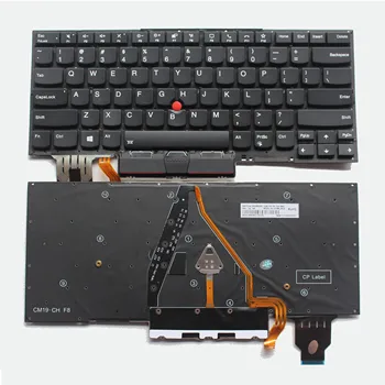 Новая клавиатура США с подсветкой и точкой отслеживания для ноутбука Lenovo ThinkPad X1 Carbon 8TH 2020 года Клавиатура с подсветкой