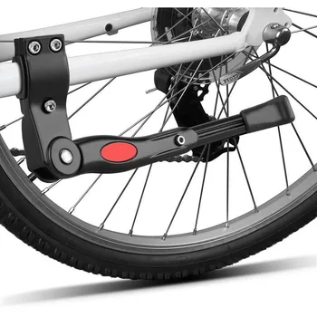 1 шт. Черная/белая Регулируемая подножка для шоссейного велосипеда MTB, парковочная стойка, подставка для горного велосипеда, подставка для бокового удара, подставка для ног