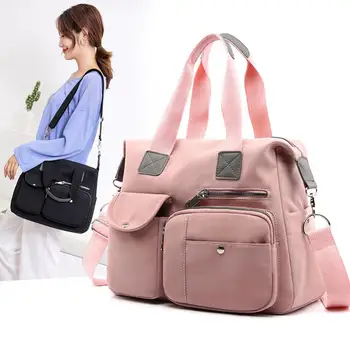 НОВЫЕ сумки Bolsa Feminina большой емкости, женские сумки известных брендов, водонепроницаемая сумка для мамы, холщовая сумка
