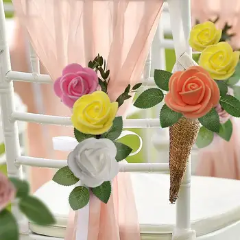 100 Шт Искусственная головка цветка, реалистично выглядящая, пенопласт с защитой от выцветания, 3,5 см, искусственная головка розы, декор для свадебной вечеринки, реквизит для фотосъемки своими руками