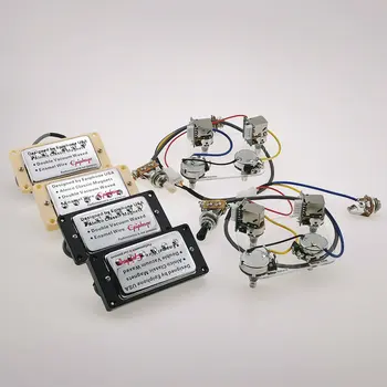 Гитарные звукосниматели LP Стандартные звукосниматели Humbucker 4C с двухтактным жгутом проводов для Gib Epi