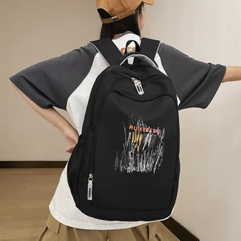 Универсальная женская сумка-рюкзак 2023 года, милые модные рюкзаки в корейском стиле харадзюку для женщин, водонепроницаемые нейлоновые школьные сумки, женские