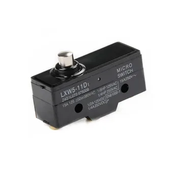 Микроконтактные выключатели с короткими пружинными плунжерами серии LXW5-11D1