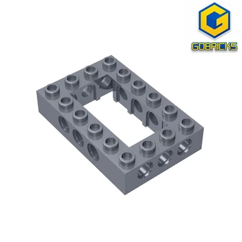 Технические характеристики Gobricks GDS-973, кирпич 4 x 6 с открытым центром, совместимый с техническими образовательными строительными блоками lego 32531 