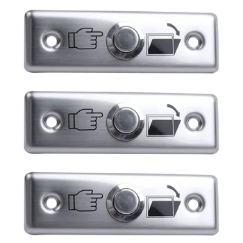 3-КРАТНЫЙ кнопочный домашний выключатель со стальной дверью, входящий в систему контроля доступа M1L3