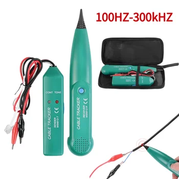 Тестер сетевого кабеля локальной сети 100 Гц-300 кГц Телефонный Провод Трекер Инструмент для проверки технического обслуживания Тестер телефонной линии