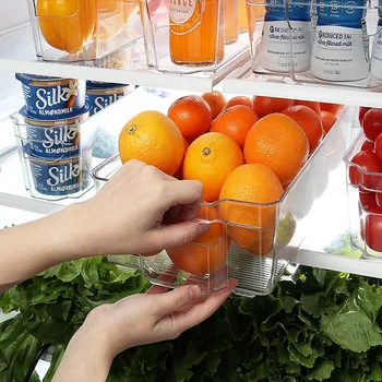 Кухонный Холодильник Для хранения продуктов Пластиковые Коробки для Консервации Книги Разное Косметика Прозрачные Органайзеры Товары для дома