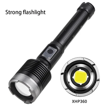 Фонарик XHP360 Micro Lamp с сильным светом для наружного освещения рыбалки