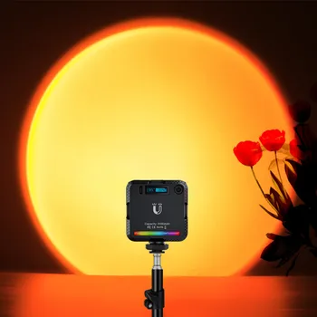 RGB видеосветка, светодиодный солнечный свет, радужная проекция, магнитный дизайн для фотосъемки, Самосветящаяся лампа для фотостудии Live TikTok