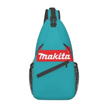 Рюкзак через плечо Makitas для электроинструмента, мужская нагрудная сумка на заказ для путешествий, походный рюкзак