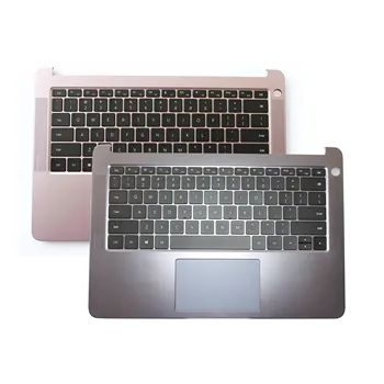Новый Розово-золотистый/серый Чехол для Подставки для рук с клавиатурой с подсветкой для ноутбука Huawei KPL-W00 VLR-W19 VLT-W50 KPR-W19L VLT-W60