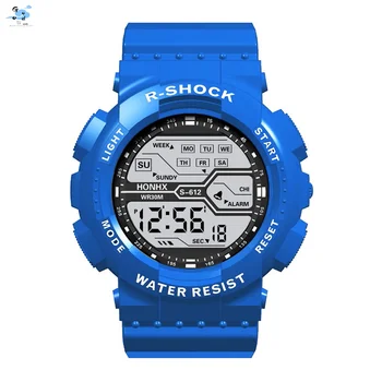 Модные водонепроницаемые мужские часы с цифровым секундомером с жидкокристаллическим дисплеем для мальчиков, резиновые спортивные наручные часы Pagani Design, Мужские часы для мужчин