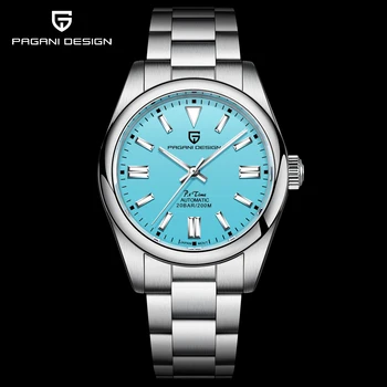 Автоматические мужские часы PAGANI DESIGN 2023, простые механические наручные часы из нержавеющей стали, Японские Спортивные Роскошные часы из сапфирового стекла.