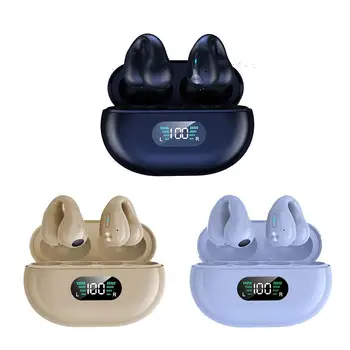 Беспроводные Наушники Q80 Ear Clip Наушники с Шумоподавлением HIFI Ультралегкие Комфортные Спортивные Наушники