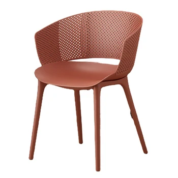 Пластиковые обеденные стулья для патио, современный удобный Эргономичный дизайн шезлонга, Передвижной обеденный стол для спальни, стулья