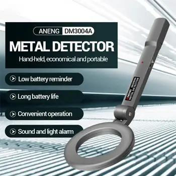 Ручной металлоискатель Сигнализация Высокочувствительный сканер металла Проверка безопасности Pinpointer Поисковая катушка Инструмент обнаружения металла